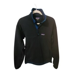 Patagonia Men's Snap Pullover Better Sweater Fleece Kangaroo Pocket Blue Small